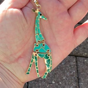 NWT giraffe long necklace